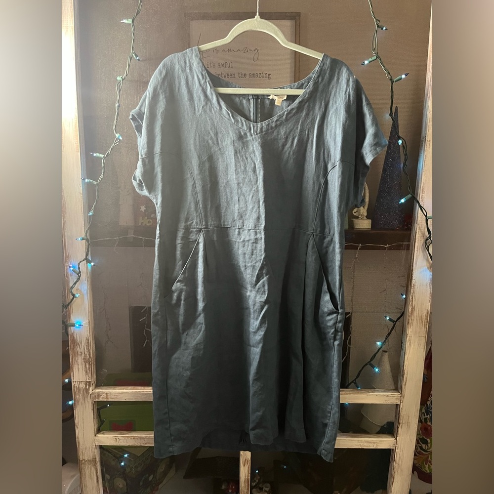 Garnett Hill Linen Dress